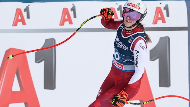 Mirjam Puchner created a good starting position for her partner Kathi Liensberger. (Bild: GEPA/GEPA pictures)