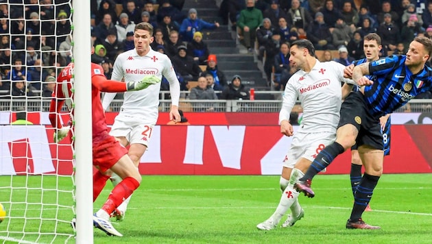 Marko Arnautovic scored with his head in the 52nd minute to make it 2:1 against Fiorentina. (Bild: EPA)