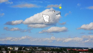 Zangl fängt mit der Kamera Ausdruck und Wesen von Wolken ein (Bild: Veronika Zangl)