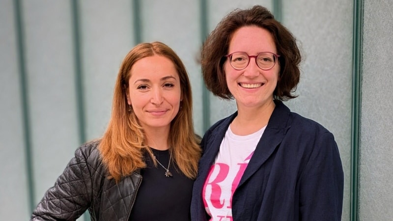 Veronika Zangl (re.) und Mariana Hasan (Bild: Alexander Lacher)