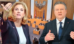 Koalitionspoker: NEOS-Chefin Beate Meinl-Reisinger und Wiens Bürgermeister Michael Ludwig (SPÖ) ...
