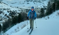 Hermann Koch unterwegs auf seinem Hausberg.