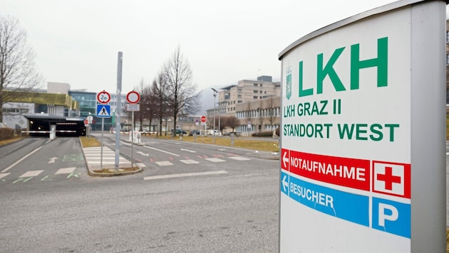 Im LKH Graz II West wurden am Dienstag zunächst zwei Patienten eingeliefert. 