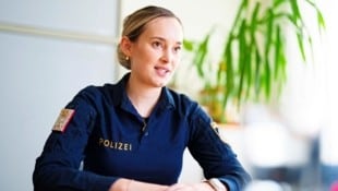 Stefanie J. (34) ist seit dem Jahr 2013 Polizistin. (Bild: Eva Manhart)