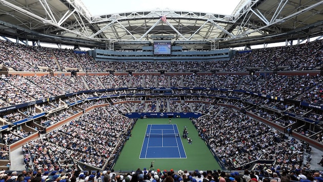 Das Arthur Ashe Stadium soll künftig noch mehr Menschen beherbergen. (Bild: AP/Getty Images)