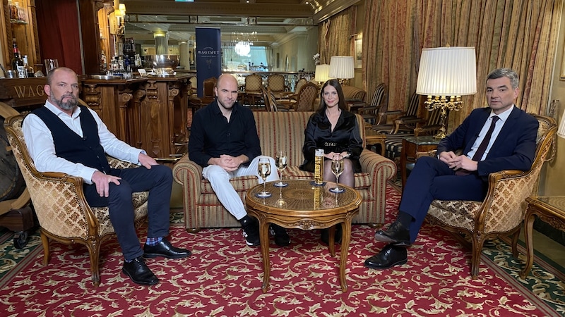 Rainer Fleckl, Jürgen Eisserer, Tanja Pfaffeneder & Wolfgang Peschorn (von links nach rechts) (Bild: krone.tv)