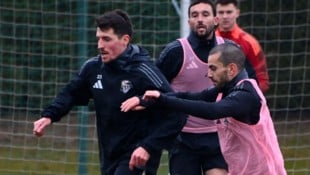 Alessandro Schöpf absolvierte schon die erste Trainingseinheit mit dem WAC. (Bild: f. pessentheiner)