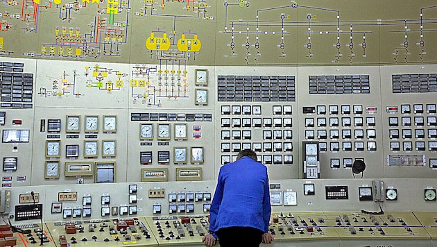 Control room of the Kozloduy nuclear power plant in Bulgaria (Bild: AFP)