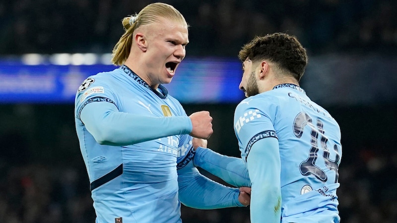 Ex-Bulle Haaland scored eight goals in nine games for Manchester City, but was beaten in the intermediate round by defending champions Real Madrid. (Bild: Copyright 2025 The Associated Press. All rights reserved)