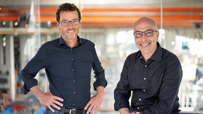 Thomas Schwingshandl und Vertriebschef Enrico Larcher (re.) 