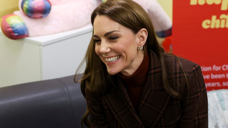 Kate has long been committed to providing special support for children in their early years. (Bild: APA/Phil Noble/Pool Photo via AP)