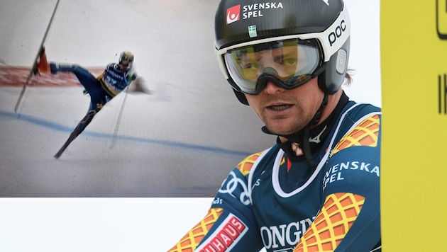 Felix Monsen caused a moment of shock. (Bild: GEPA/Screenshot ORF)