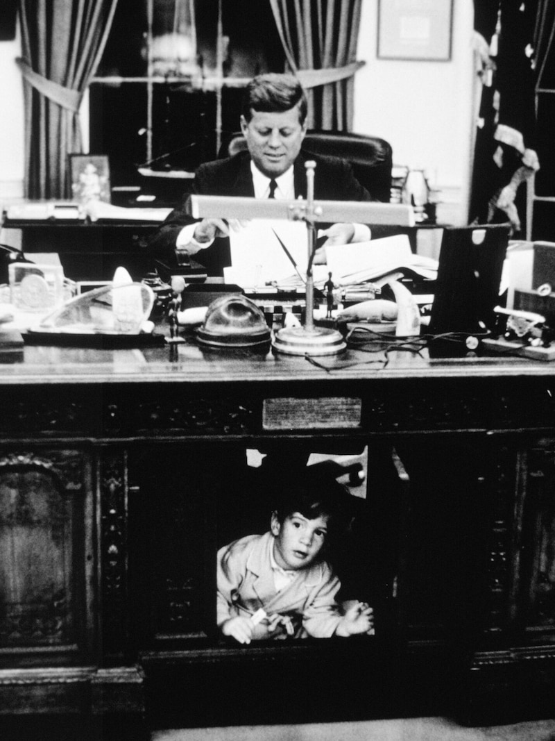 ... dieses ikonische Bild von John F. Kennedy Jr. (Bild: JFK Collection / Zuma)