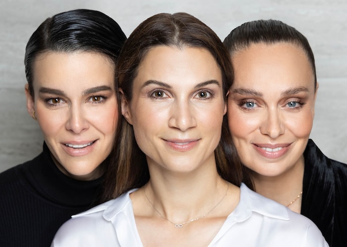 (v.l.n.r) Kerstin Lechner, Kristina Worse und Veranstalterin des Fashion Check-In Liliana Klein.