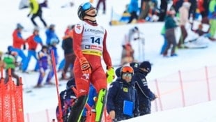 Auch Manuel Feller schied im Slalom aus. (Bild: Birbaumer Christof)