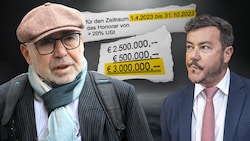 Ab 2009 im Sold von Benkos Signa: Altkanzler Alfred Gusenbauer (Bild: Krone KREATIV/EXPA/APA/picturedesk.com, Helmut Fohringer/picturedesk.com)