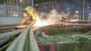 Der Schwerpunkt bei den Wiener Linien liegt auf der Sanierung des Gleisnetzes. (Bild: Wiener Linien / Johannes Zinner)