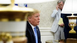 Der langjährige Diplomat Bolton (rechts) war in den Jahren 2018 und 2019 Nationaler ...