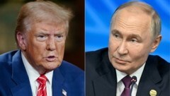 Trump und Putin wollen den Krieg schnell beenden. Zum Nachteil der Ukraine? (Bild: AFP)