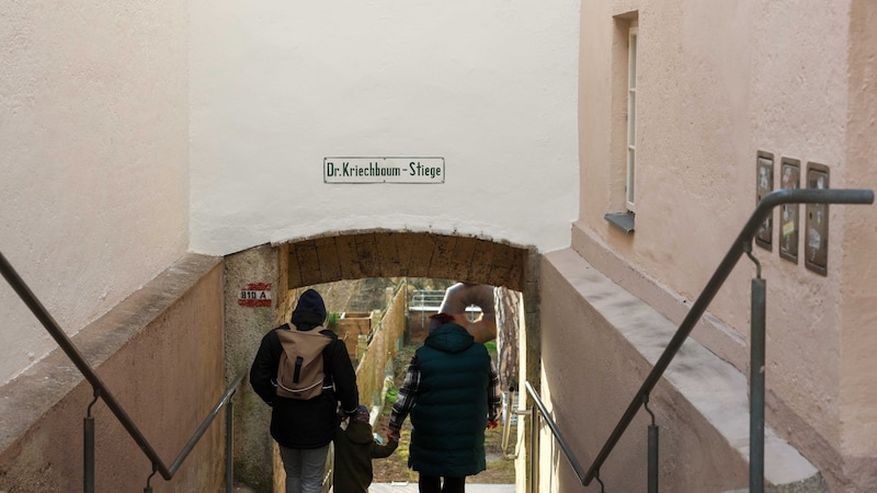 Nach dem Gauheimatpfleger Eduard Kriechbaum ist eine Stiege benannt. (Bild: Pressefoto Scharinger/Daniel Scharinger/Pressefoto Scharinger © Daniel Scharinger)