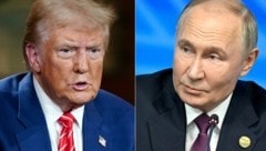 US-Präsident Donald Trump hat angekündigt, er befinde sich „in ernsthaften Gesprächen“ mit dem russischen Präsidenten Wladimir Putin. (Bild: Agustin PAULLIER)