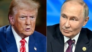 US-Präsident Donald Trump hat angekündigt, er befinde sich „in ernsthaften Gesprächen“ mit dem russischen Präsidenten Wladimir Putin. (Bild: Agustin PAULLIER)