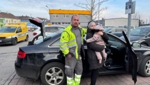 Held in der Not: Ein Pannenfahrer des ÖAMTC konnte den Wagen schließlich ohne Gewalt öffnen – ...