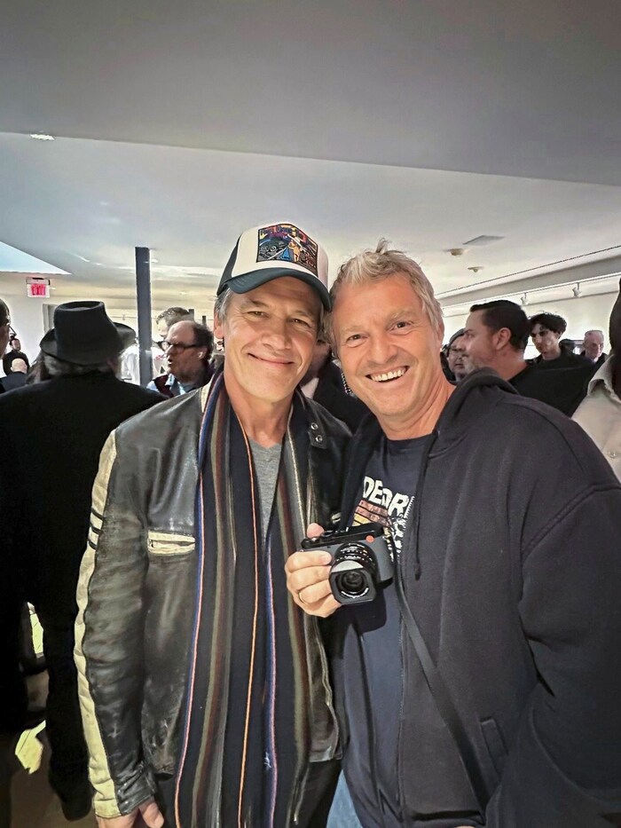 Josh Brolin mit Manfred Baumann.