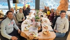 Der „krone“-Stammtisch bei der Ski-WM in Saalbach-Hinterglemm (Bild: Pail Sepp)