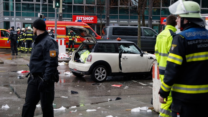 The incident took place at the intersection of Dachauer Strasse and Seidlstrasse in the city center, not far from Munich Central Station. (Bild: AFP)