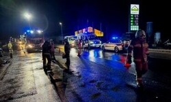 Bei der Unfallstelle in Bergheim war der Löschzug Lengfelden im Einsatz.