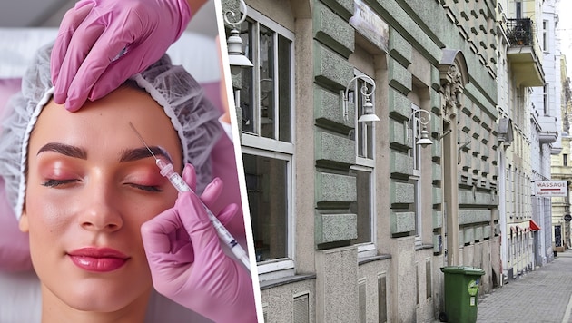 The business of beauty. A patient was critically injured in a Viennese backyard orgy. (Bild: Krone KREATIV/Martin Jöchl Stock Adobe)