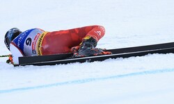 Julia Scheib stürzte am Weg zur Bestzeit.