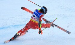 Julia Scheib stürzte kurz vor dem Ziel.