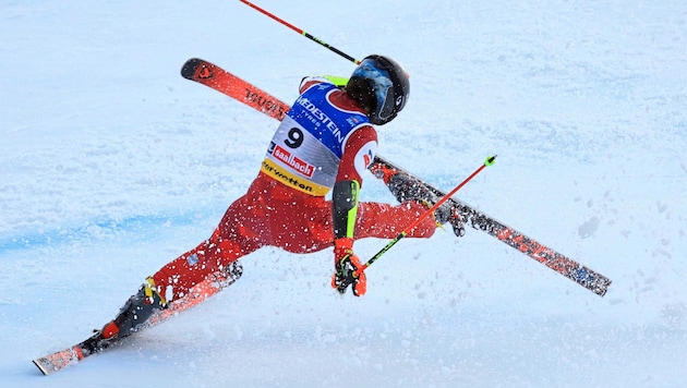 Julia Scheib crashed shortly before the finish. (Bild: Birbaumer Christof)