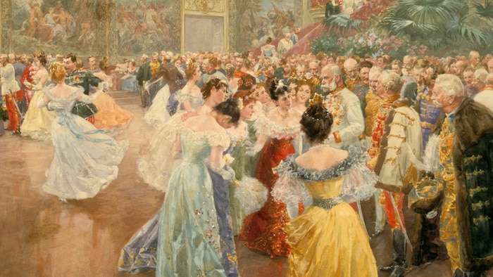Kaiser Franz Joseph am „Ball bei Hof“ in der Wiener Hofburg