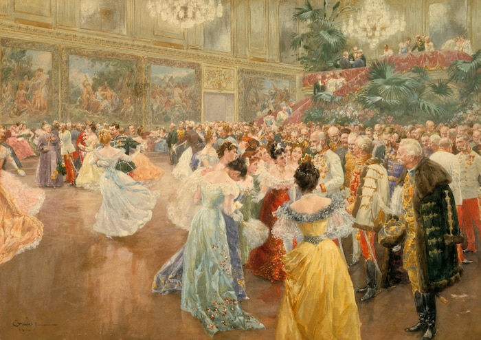 Kaiser Franz Joseph am „Ball bei Hof“