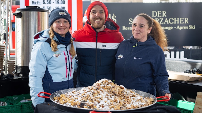 There is a delicious Kaiserschmarrn before the Spar. (Bild: Urbantschitsch Mario)