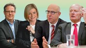 Stefan Koch, Rektor der JKU, AMS-OÖ-Geschäftsführerin Iris Schmidt, WIFO-Direktor Gabriel ...