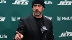 Aaron Rodgers (Bild: Copyright 2025 The Associated Press. All rights reserved.)