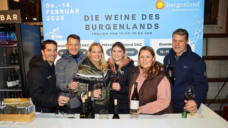 To mark the finale of the 50th Ski Week, the Burgenland Bar is once again the place to sample exquisite wines. (Bild: Burgenland Tourismus/Christoph Novak)