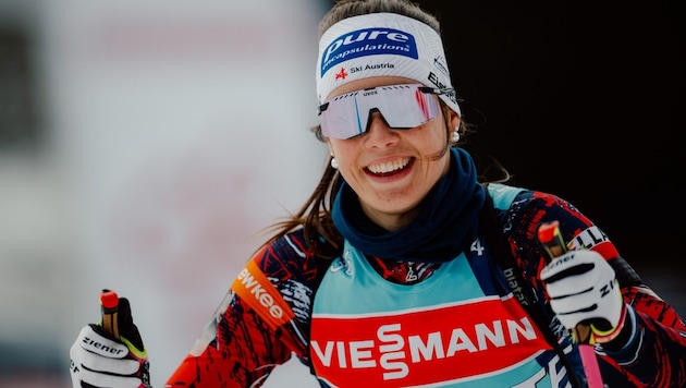 Radiant Anna Andexer. (Bild: GEPA/Gepa Pictures/Alexander Solc)