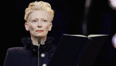 Auch Oscar-Preisträgerin Tilda Swinton nutzte ihre Dankesrede für eine flammende politische Rede. (Bild: AFP/Ronny HARTMANN)