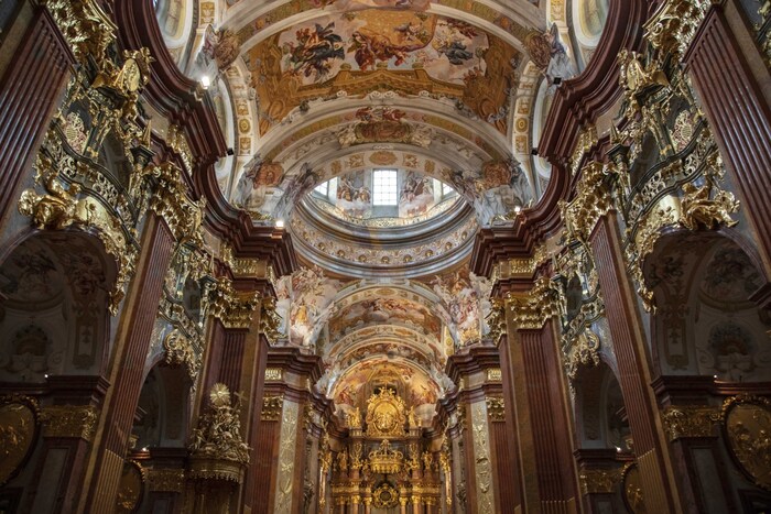Barocke Pracht im berühmten Stift Melk in Niederösterreich