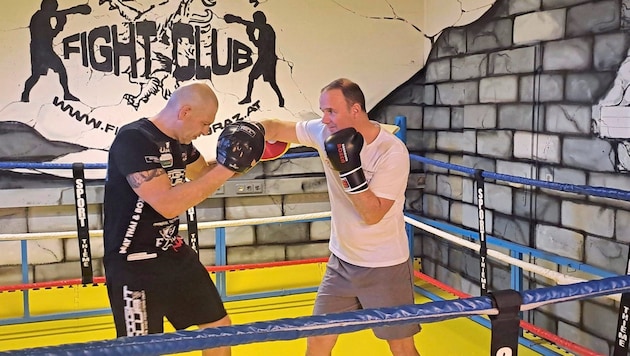 Mario Haas swaps the soccer pitch for the boxing ring. (Bild: Enzinger)