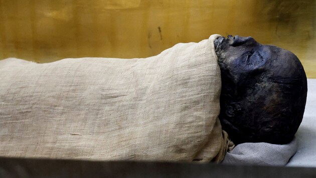 The mummy of Pharaoh Merenre I (Bild: AFP)