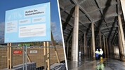 Ausbau in zwei Etappen. Bild rechts: einer von derzeit vier bestehenden Speichern. Auch diese ...