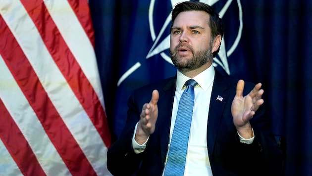 Vice President JD Vance's appearance at the Munich Security Conference is eagerly awaited. (Bild: APA/Copyright 2025 The Associated Press. All rights reserved.)