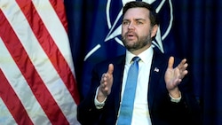 Mit großer Spannung wird der Auftritt von Vizepräsident JD Vance bei der Münchner Sicherheitskonferenz erwartet. (Bild: APA/Copyright 2025 The Associated Press. All rights reserved.)