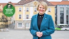 Andrea Winkelmeier ist seit 2023 Bürgermeisterin von Bruck.  (Bild: Krone KREATIV/Jürgen Fuchs)